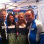 Team presentation for #BayernRundfahrt Aussie riders with Bayern flower girls!  by theo_bos