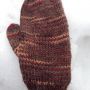 Mateless hand knit mitten spotted in front of 70 Lawson, #Toronto. #knitting #knitters 