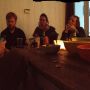 Met z'n alle nog even borrelen na gedane arbeid @elborro @spems @keesromkes @arjank @nelleke @alexanderwij en @thomasdral CC: @unscientifique
