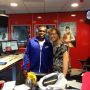 Met @giel3fm in het studio, thanks Bro