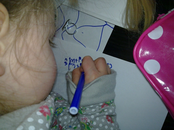 Amelie haar handtekening