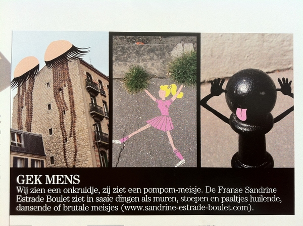 lookup this girl #streetart Sandrine Estrade Boulet cc @mvanabbe