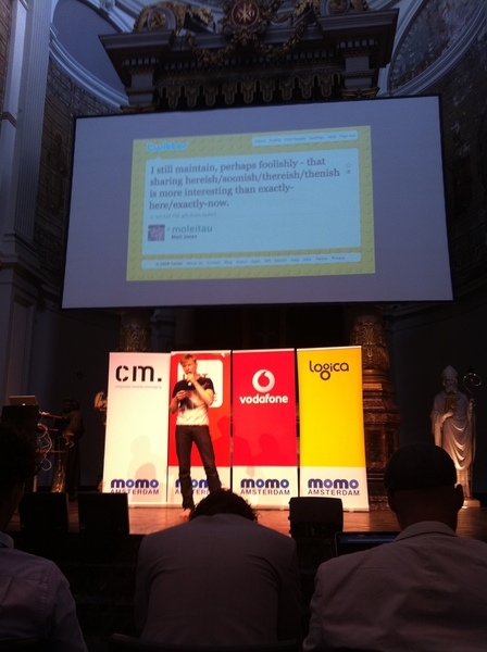 could intent be translated into a social object? listening to @jyri #momoams