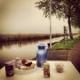 Waiting for Bart in Kimswerd! #waterproof #sup #picknick #food