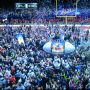 The @nfl Super Bowl XLVII Vince Lombardi trophy celebration with @Ravens Ray Lewis. #SBChampions