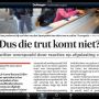 #DeMorgen pagina 2: "Dus die trut komt niet?"