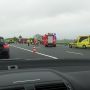 Heel veel hulpdiensten aanwezig bij ongeval #A2