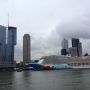 De Norwegian Breakaway en De Rotterdam vanaf De Zwaan #love010 