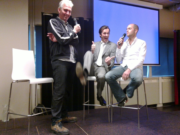 Superstars on stage... @erwblo @boris and @patrick