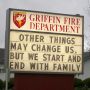 Today on the Griffin Fire station sign (2 of 2) #Olympia #thurstoncounty