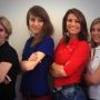 @EmilieLoit avec @ClemCatSar @LauryThilleman et @paulineschatz qui vont vivre leur 1er Roland sur Eurosport.