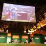 watching the cycling from the dugout #hhh2012 too bad @marianne_vos