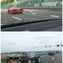 2 aparte auto's gezien onderweg. #spyker #Ferrari #autospot #A58