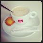 Just ordered the cutest macchiato while waiting for my lunch date @hannahvera_ #rpishtime