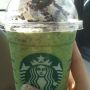 チョコレートブラウニー抹茶クリームフラペチーノ♪