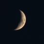 Last night's pale golden crescent #Moon #moonwatch #wonders