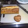 lie heeft een brood voor me gebakken <3