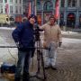 Commercial opnames op de Dam in Amsterdam #Fast4ward Productions