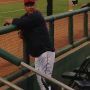 Got attn of @indians mgr Terry Francona. Told him I was enjoying his book. #mlb #cactusleague #redsox #fail