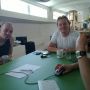 First official #scrum meeting in 31 degrees Celsius #mobyboat