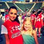 My daughter and Miss Universe @oliviaculpo