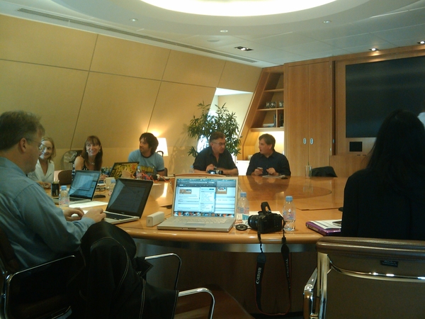 crashing the travelling geeks meeting at Accel Partners