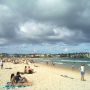 Packed beach