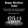 10% off all BLS merch Gift from @ZakkWyldeBLS on his bday! Enter promo code happybdayzakk http://shop.blacklabelsociety.com/