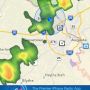 Potential rain/storm in the area. Hope it slips past us. #greenjacket